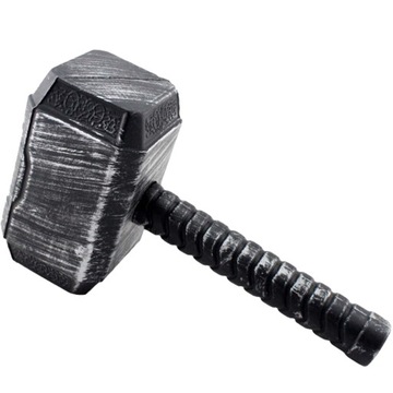 MŁOT THORA MJOLNIR AVENGERS THOR 25cm SREBRNY