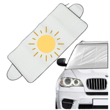 БОЛЬШОЙ КОВРИКОВЫЙ СОЛНЦЕЗАЩИТНЫЙ КОЗЫРЕК ДЛЯ БОЛЬШОГО ОКНА АВТОМОБИЛЯ отражает лучи