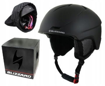 Kask narciarski BLIZZARD SPIDER black 60-63 L +pok