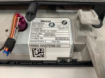 BMW 5 G30 G31 LCI OBRAZOVKA DISPLEJ NAVIGACE 5A07E68