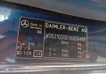 Mercedes Klasa E W210 Sedan 2.9 Turbo-D 129KM 1999 Mercedes-Benz Klasa E Mercedes-Benz Klasa E 290 T TD Classic 2.9 Diesel, zdjęcie 24