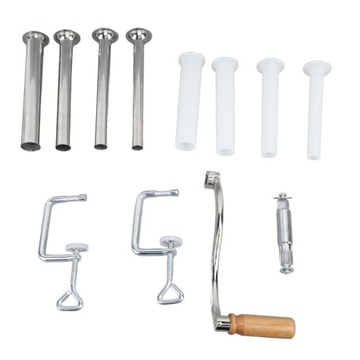 Наполнитель для колбас из нержавеющей стали, 3 л, ручная машина для производства колбас, горизонтальный фильтр