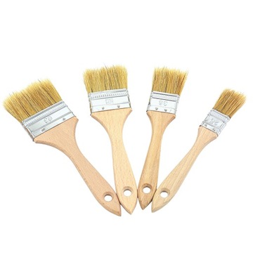 НАБОР УНИВЕРСАЛЬНЫХ ПОЛУАНГЛИЙСКИХ КИСТЕЙ 4 ШТ.