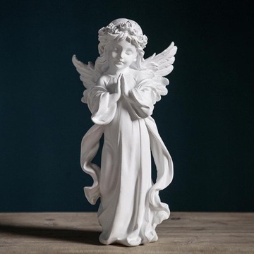 Anioł Tynk Miniaturowe figurki Ozdoby Szafka TV