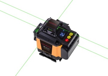 POZIOMICA LASEROWA 360° LASER KRZYŻOWY 4D ZESTAW WALIZKA+ STATYW