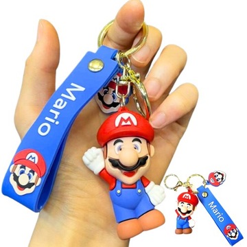 Брелок SUPER MARIO BROS, подвеска, ключи, подарок