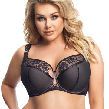 Biustonosz SEMI SOFT Gorsenia K647 czarny 80C