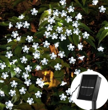 СВЕТОДИОДНЫЕ СВЕТИЛЬНИКИ ЦВЕТОЧНЫЕ ЛАМПЫ 7M 50LED GARDEN m1