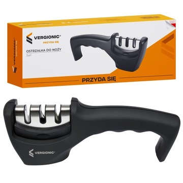 ТОЧИЛКА КУХОННЫХ НОЖЕЙ ДЛЯ НОЖНИЦ КОМПАКТНОЕ КОЛЕСО 3в1