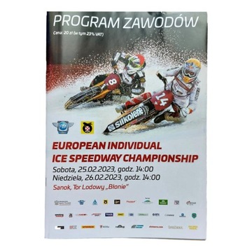PROGRAM ŻUŻLOWY ICE SPEEDWAY SANOK 25-26.02.2023