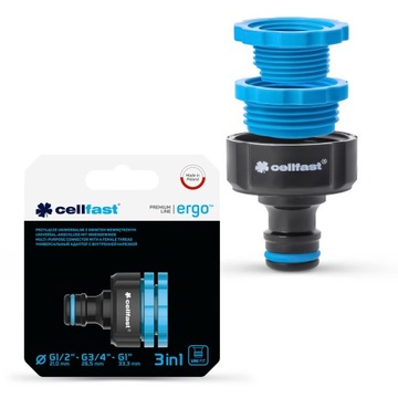 Соединитель для крана Шланг с резьбой Соединитель с резьбой IDEAL CELLFAST 1/2 дюйма 3/4 дюйма 1 дюйм