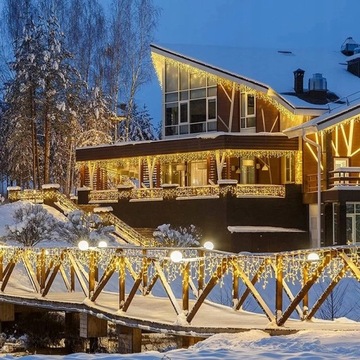 СВЕТОДИОДНЫЕ СВЕТОВЫЕ ЗАНАВЕСЫ, РОЖДЕСТВЕНСКИЕ ОГНИ ДЛЯ ОКОН, ВНУТРЕННИЕ И НАРУЖНЫЕ 3X3