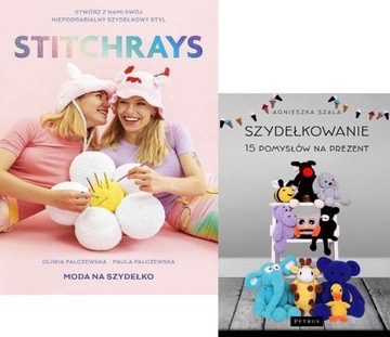 SZYDEŁKO x2 pakiet STITCHRAYS / SZYDEŁKOWANIE 15 pomysłów
