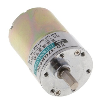 Двигатель постоянного тока 12 В, 600 об/мин. Высота вала 6 мм