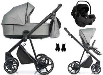 WÓZEK ROAN IVI AVIONAUT PIXEL PRO 3w1 GREY CLOUD