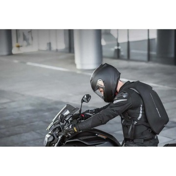 SHIMA PRAKTYCZNY PLECAK MOTOCYKLOWY USZTYWNIANY AYRO 24L BLACK