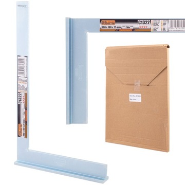 RICHMANN STALOWY KĄTOWNIK ZE STOPKĄ 300x180x25 MM GRUBOŚĆ 5 MM C1322