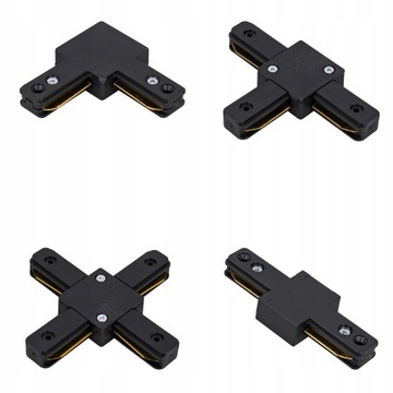 НАБОР ШИН 2м рейка + 5х ламп GU10 Лента LED TUBE черное золото