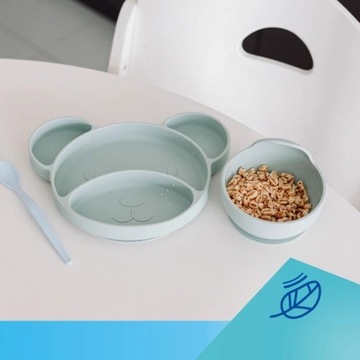 Канкол силиконовой чаши миски с присосной чашкой для детей 51/400