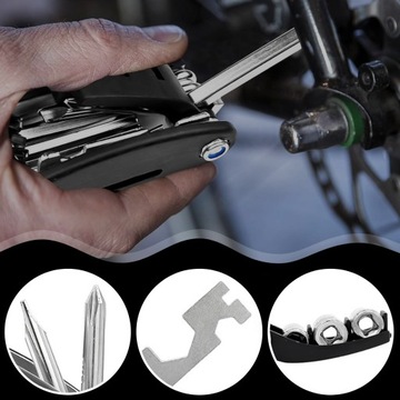 НАБОР КЛЮЧЕЙ ДЛЯ ВЕЛОСИПЕДА РЕМОНТНЫЙ КОМПЛЕКТ ДЛЯ ВЕЛОСИПЕДА MULTITOOL 16IN1