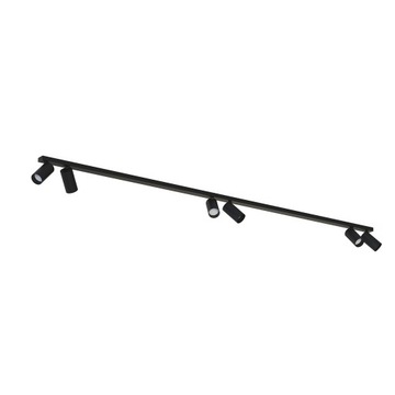 LAMPA SUFITOWA LISTWA SZYNA DO SALONU CZARNA DŁUGA MONO VI GU10 NOWODVORSKI