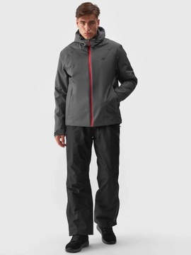 МУЖСКАЯ ЗИМНЯЯ ЛЫЖНАЯ КУРТКА 4F ТЕПЛАЯ С КАПЮШОНОМ СПОРТИВНАЯ AW23AM305