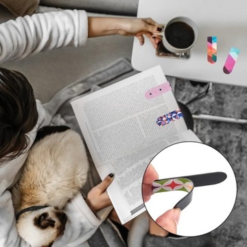 45X МАГНИТНЫЕ ЗАКЛАДКИ МАГНИТЫ ДЛЯ КНИГИ ЦВЕТНЫЕ ЗАЖИМЫ ДЛЯ КНИГИ КУБИЗМ