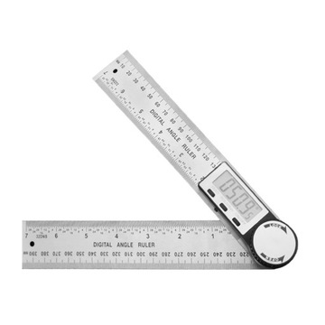 Цифровой транспортир 2 в 1, линейка гониометра, нержавеющая сталь