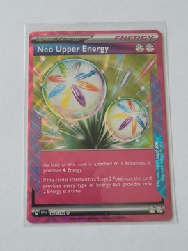 Neo Upper Energy (TEF 162) 162/162 ACE SPEC Temporal Forces Pokemon TCG
