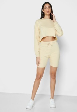 MISSGUIDED KOMPLET KRÓTKIE SPODENKI BLUZA HCO9 R.M