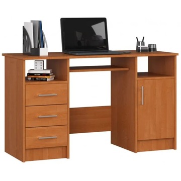Biurko do gabinetu 124 cm olcha z 3 szufladami