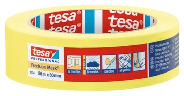 Taśma precyzyjna extra 30mm 50m żółta Tesa
