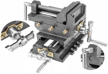 NEO ДВУХОСНЫЕ КРЕСТОВЫЕ ТИСКИ 100MM