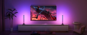 2ШТ. СВЕТОДИОДНЫЕ ПАНЕЛИ ИГРОВЫЕ ТОРШЕРЫ RGB ПОДСВЕТКА С ДИСТАНЦИОННЫМ УПРАВЛЕНИЕМ