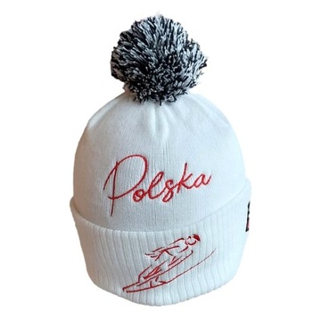 POLSKA CZAPKA ZIMOWA DLA KIBICA ORLOVSKI SKOCZEK