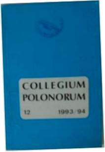 collegium Polonorum t 12 1993/94 - 24h wys