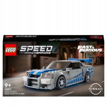 LEGO NISSAN SKYLINE GT-R R34 БЛОКИРУЕТ ЧЕМПИОНОВ ПО СКОРОСТИ 76917 БЫСТРЫЙ И ЯРОСТЫЙ