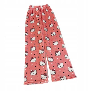 SPODNIE OD PIŻAMY HELLO KITTY MIĘKKIE I WYGODNE