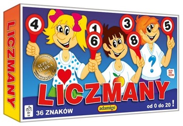 Liczmany duże ADAMIGO lizaki matematyczne patyczki