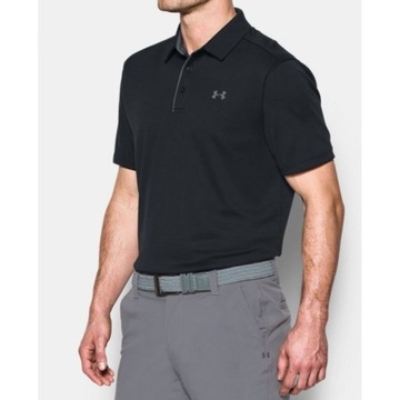 Under Armour Polo UA Tech 1290140 Czarny Loose Fit