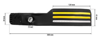 НАБОРНЫЙ ФОНАР 4xLED АККУМУЛЯТОРНЫЙ РЕМЕНЬ ДЛЯ ДАТЧИКА ФАР USB-C IPX VAYOX