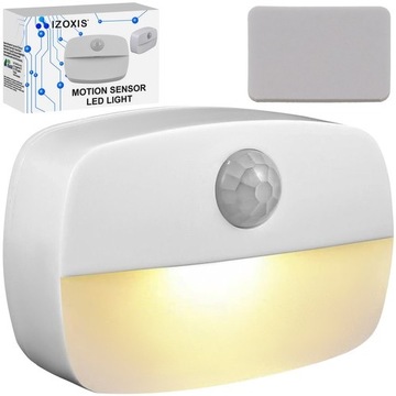 Lampka Nocna Oświetlenie LED Czujnik Ruchu PIR na Baterie Bezprzewodowa