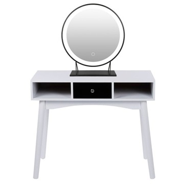 КРУГЛОЕ ЗЕРКАЛО ДЛЯ МАКИЯЖА 3 ЦВЕТА СО СВЕТОДИОДНОЙ ПОДСВЕТКОЙ 50*50 СМ