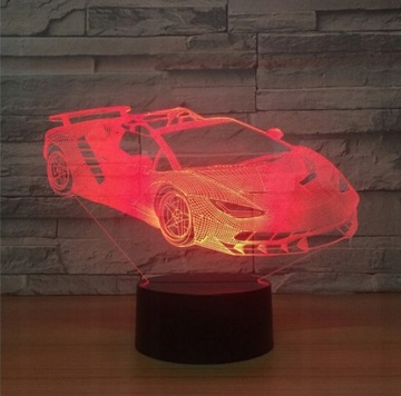Светодиодный ночник 3D CAR Lamborghini