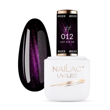 Lakier hybrydowy Cat Eye 5D #012 NaiLac 7ml