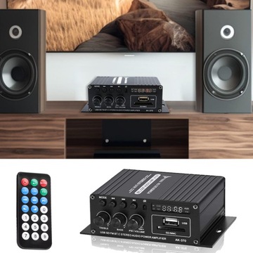 МИНИ-УСИЛИТЕЛЬ МОЩНОСТИ АУДИО BLUETOOTH 5.0 ДИНАМИК HIFI СТЕРЕОУСИЛИТЕЛЬ ДЛЯ ДОМА