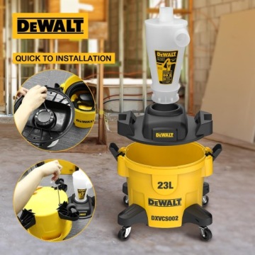 ЦИКЛОННЫЙ СЕПАРАТОР ДЛЯ МОКРОГО СУХОГО ПРОМЫШЛЕННОГО ПЫЛЕСОСА DXVCS002 DEWALT