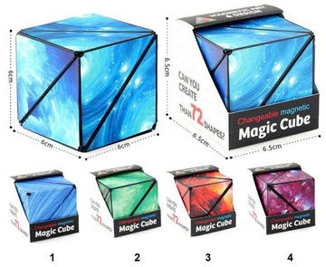 Антистрессовый магнитный кубик-головоломка Fidget Cube для детей и взрослых