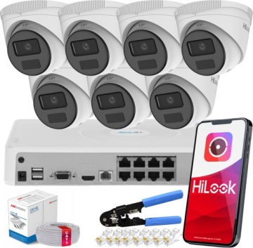 Sada 7 kamer pro venkovní monitorování IPC-T241H-C od společnosti Hikvision