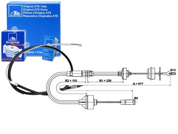 ATE LINKA SPRZĘGŁA CITROEN BERLINGO PEUGEOT PARTNE